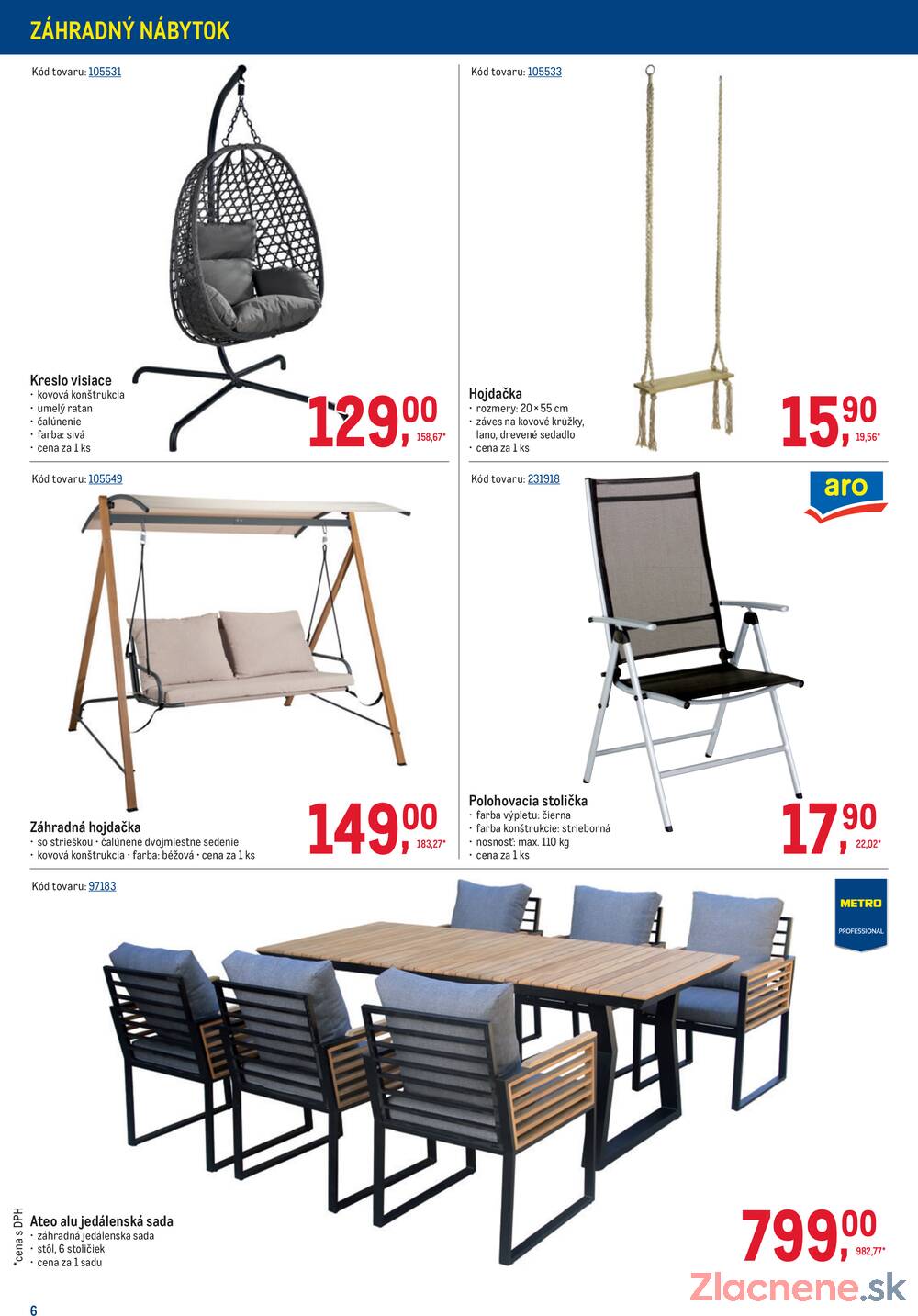 Leták METRO - METRO Vonkajšie vybavenie 2 do 5.5. - strana 6