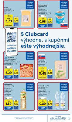 Tesco supermarkety od 15.4. do 21.4.2026