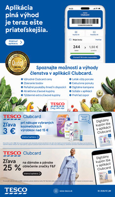 Tesco supermarkety od 15.4. do 21.4.2026