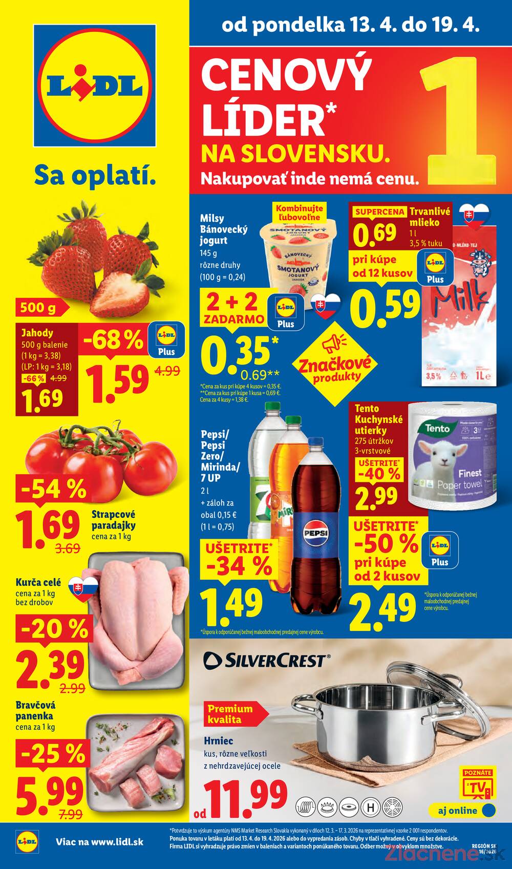 Leták Lidl - Lidl do 19.4. - strana 1 Leták Lidl - Lidl do 19.4. - strana 1