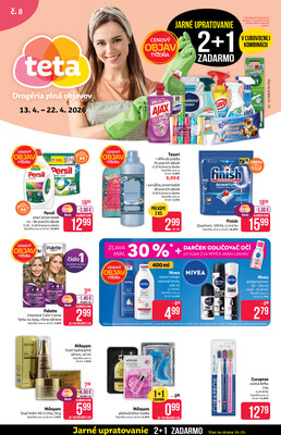 leták TETA drogerie