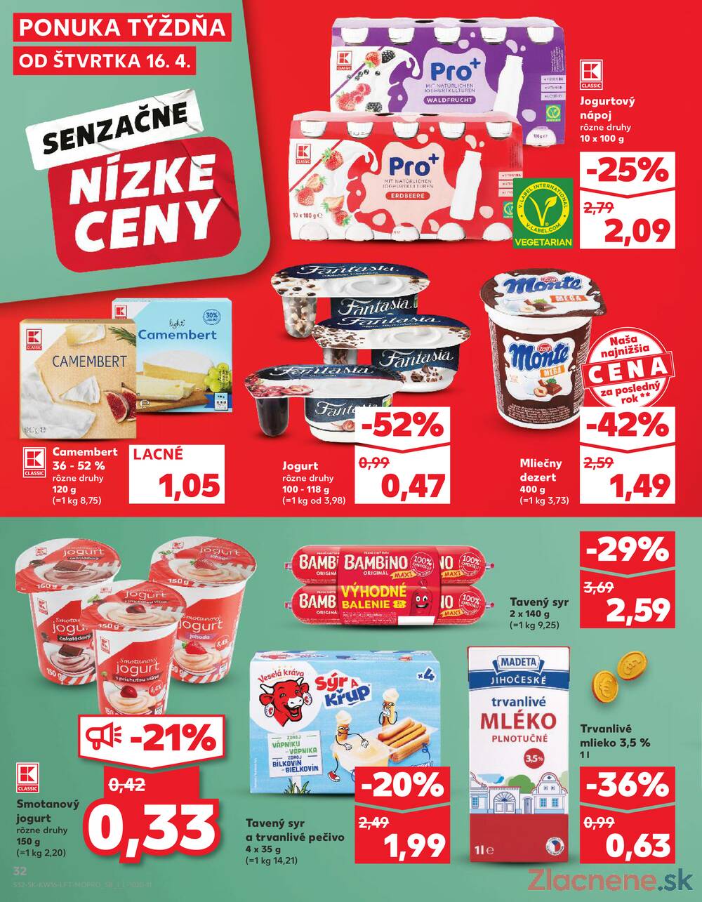 Kaufland 16.4. - 22.4. - Kaufland Tvrdošín