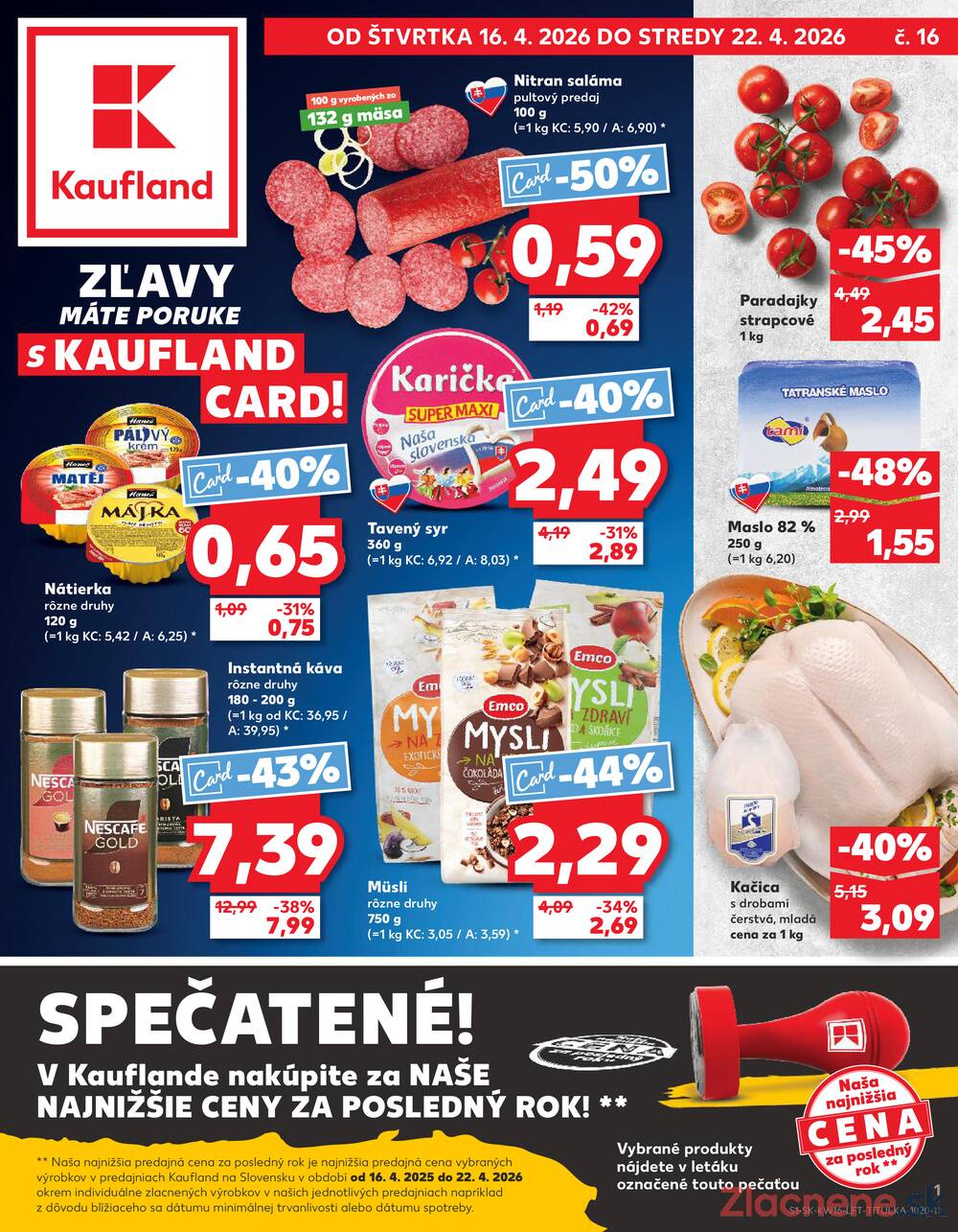 Kaufland 16.4. - 22.4. - Kaufland Humenné