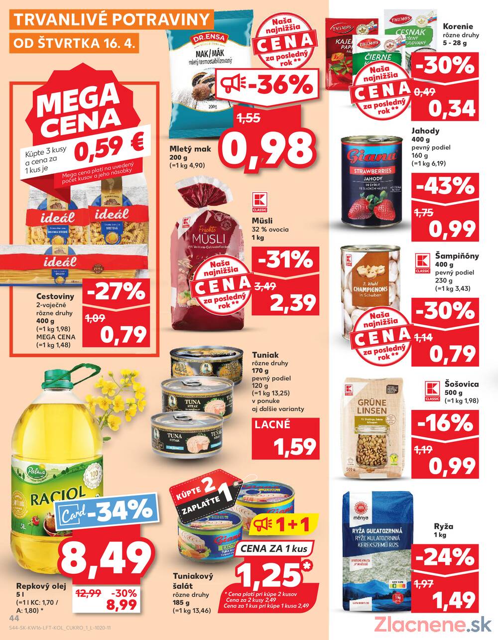 Kaufland 16.4. - 22.4. - Kaufland Sabinov