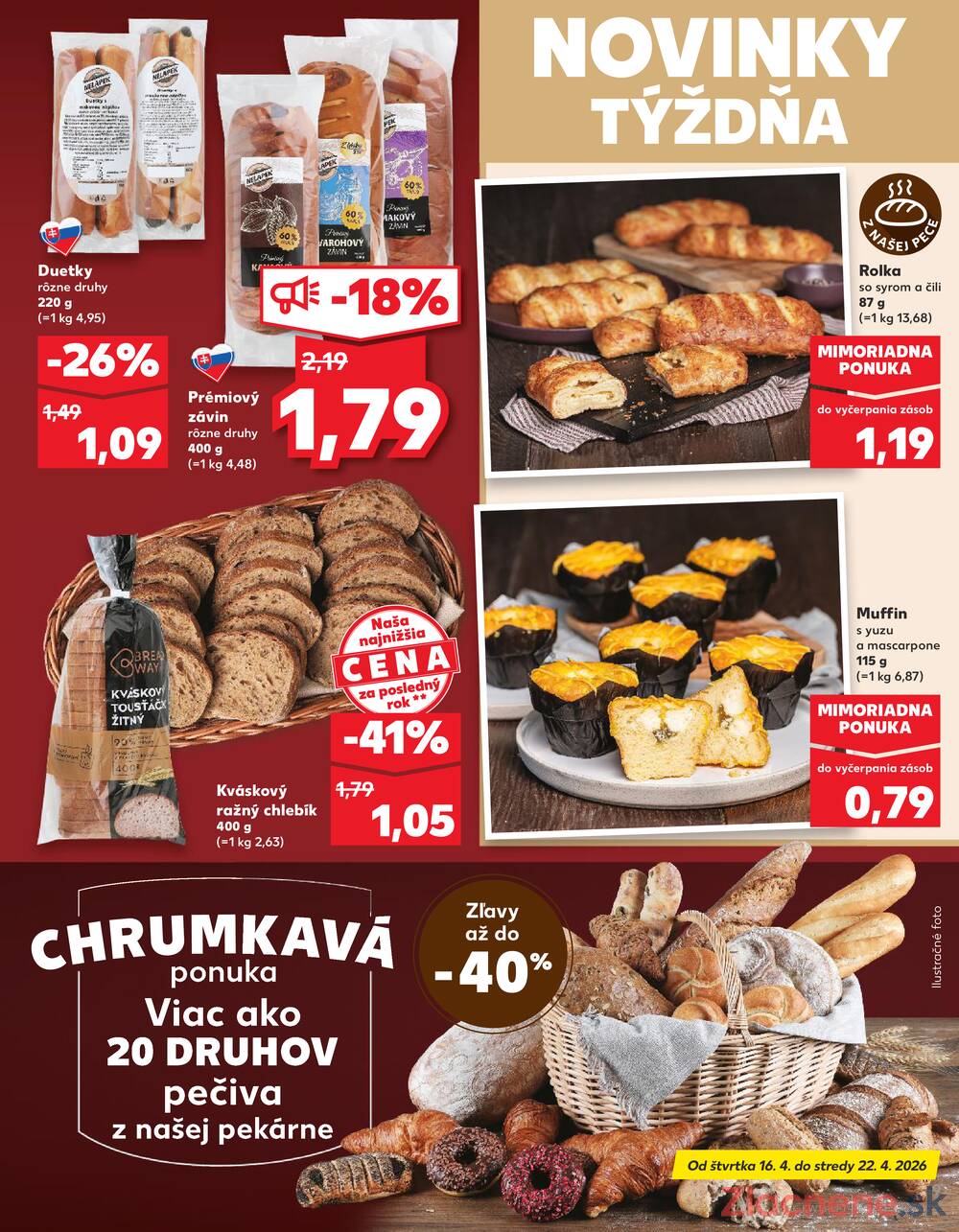 Kaufland 16.4. - 22.4. - Kaufland Handlová - Okružná ul.