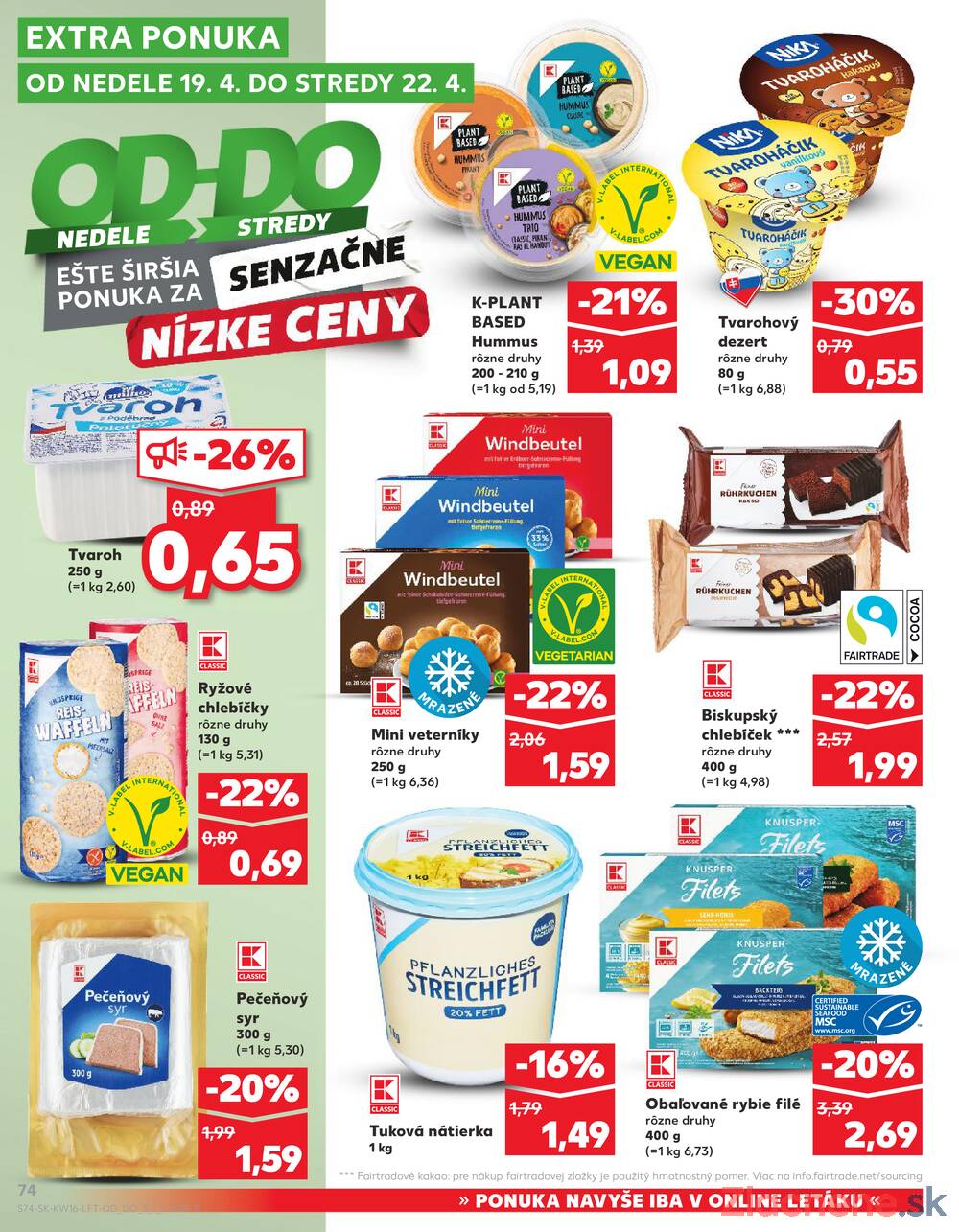 Kaufland 16.4. - 22.4. - Kaufland Bratislava - Rača