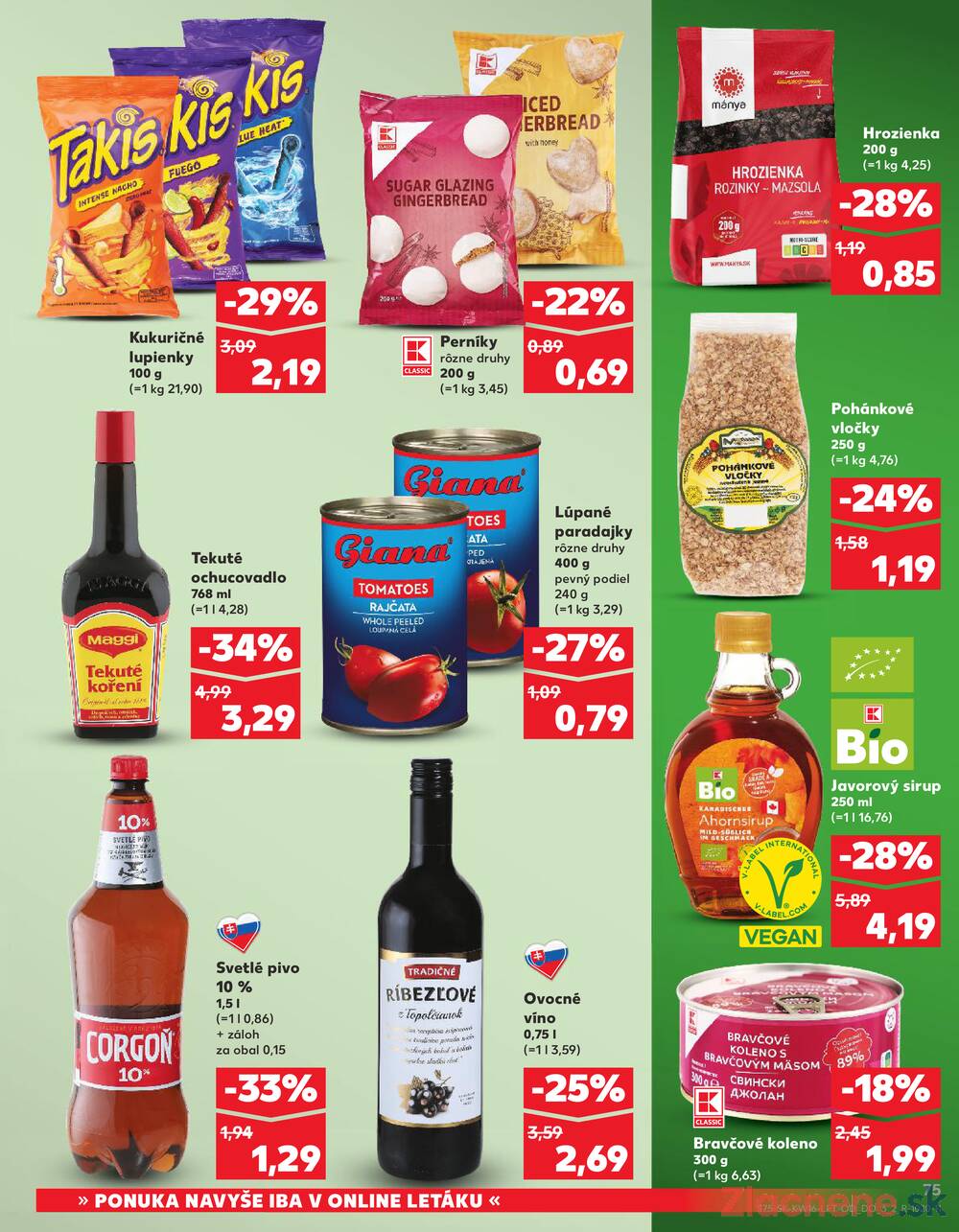 Leták Kaufland - Kaufland 16.4. - 22.4. - Kaufland Bratislava Danubia – Panónska cesta - strana 75