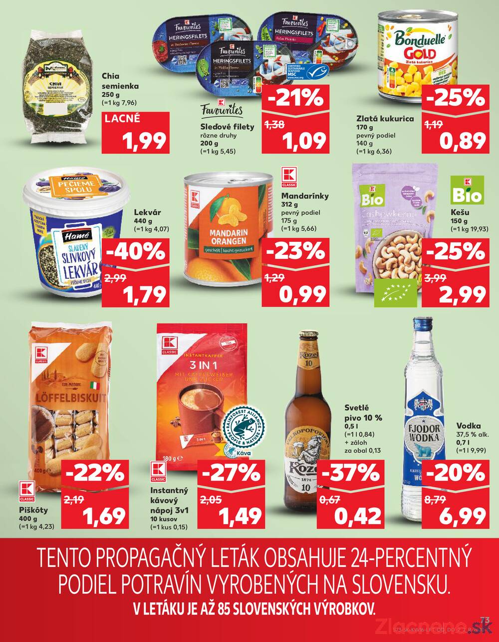 Kaufland 16.4. - 22.4. - Kaufland Levice