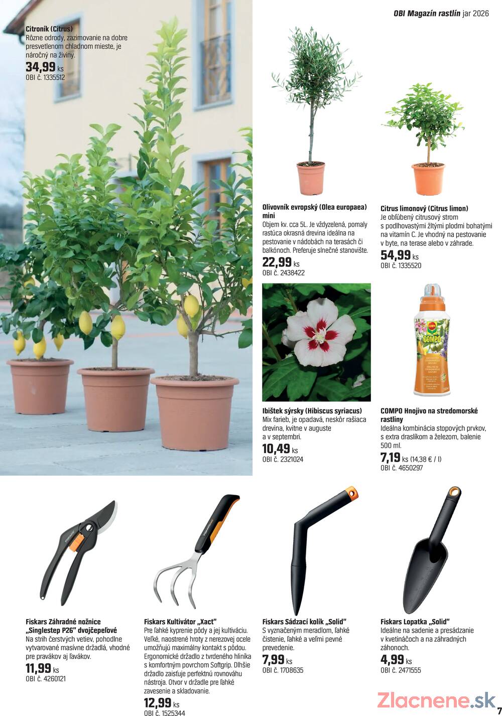 OBI Magazín rastlín od 14.4. do 14.5.2026