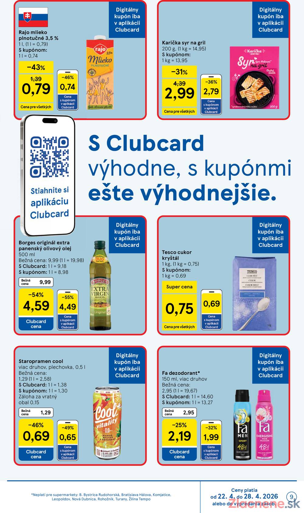 Tesco supermarkety od 22.4. do 28.4.2026