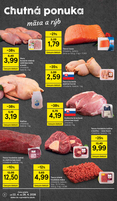 Tesco supermarkety od 22.4. do 28.4.2026