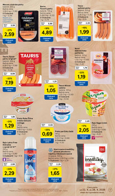 Tesco supermarkety od 22.4. do 28.4.2026