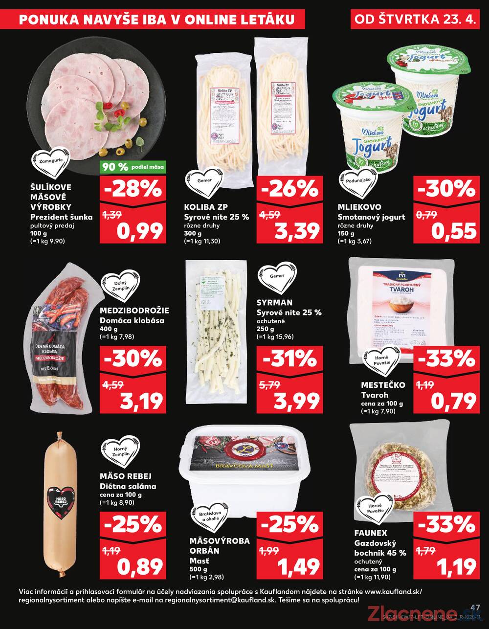 Kaufland 23.4. - 29.4. - Kaufland Bardejov