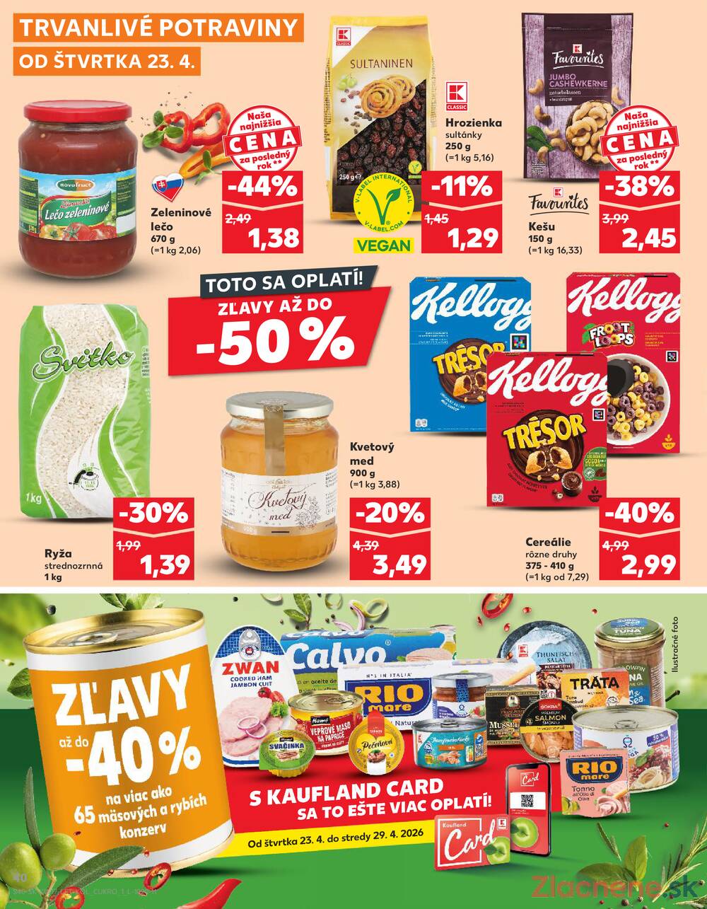 Kaufland 23.4. - 29.4. - Kaufland Trebišov