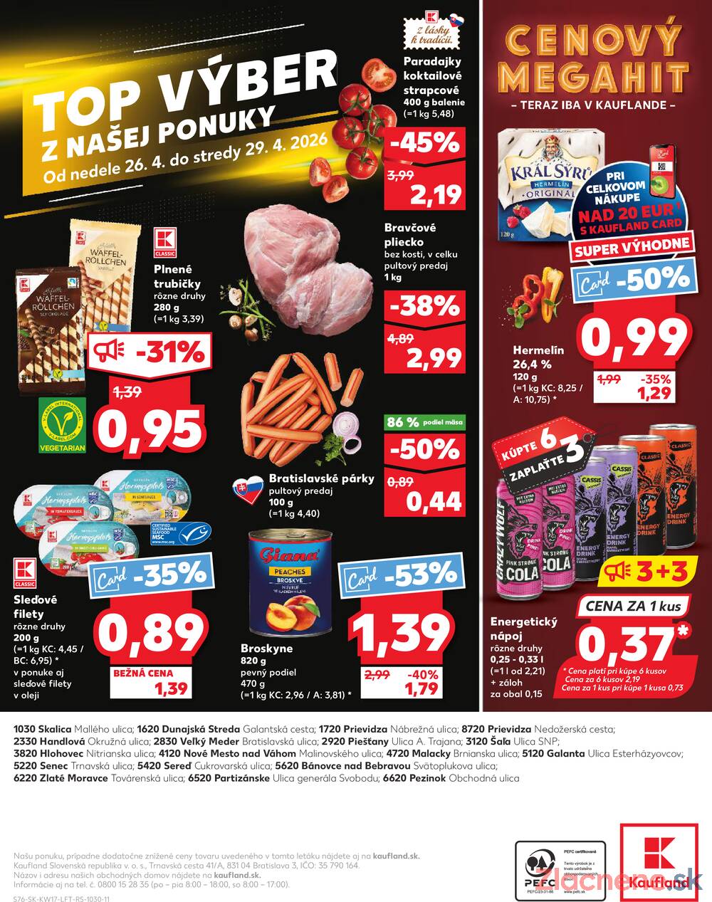 Kaufland 23.4. - 29.4. - Kaufland Partizánske