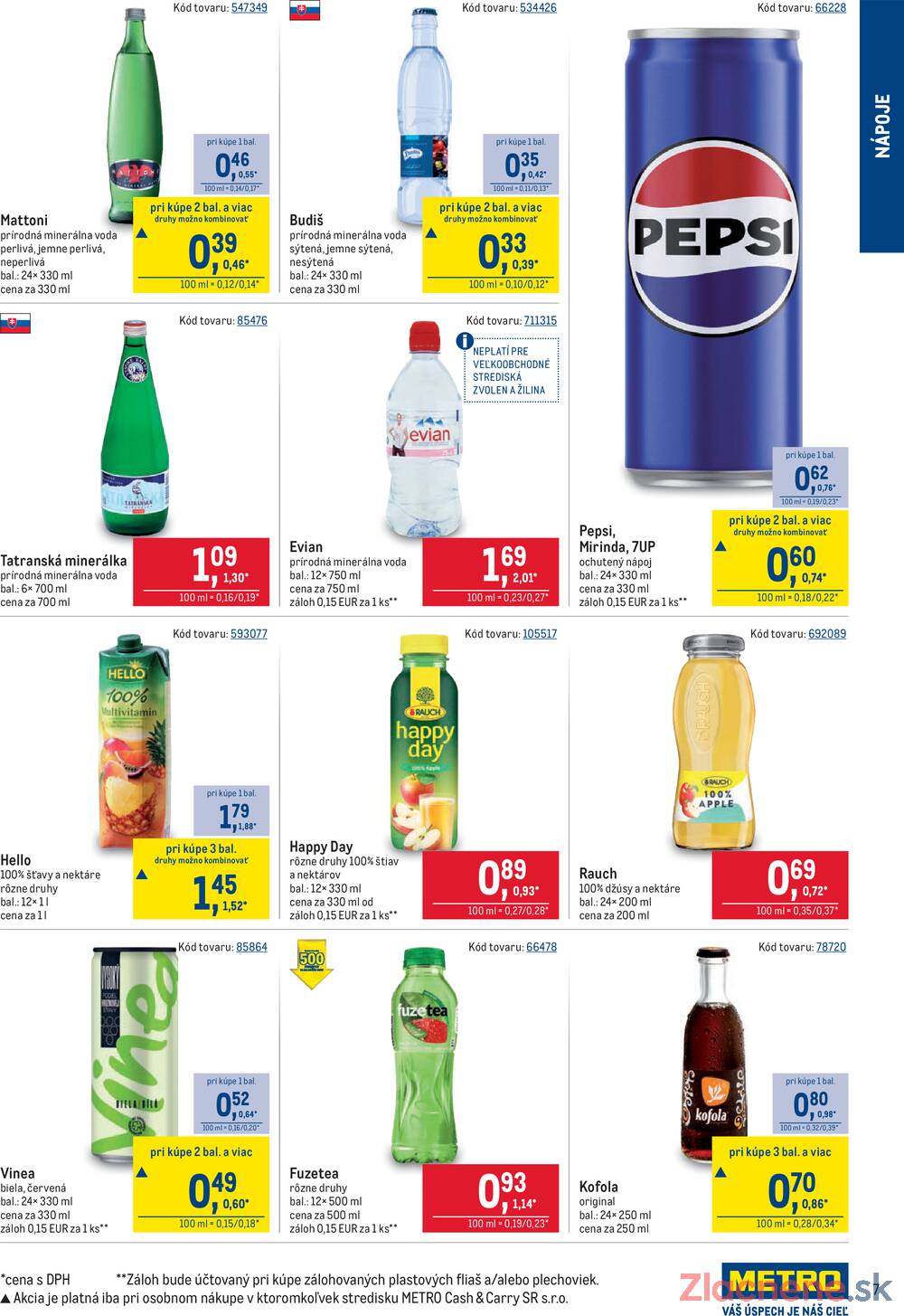 Leták METRO - METRO Otváráme sezónu do 5.5. - strana 7