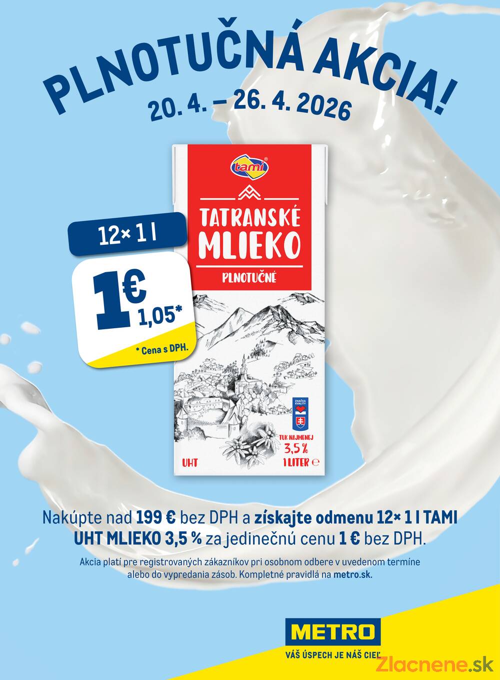 Leták METRO - METRO Plnotučná akcia do 5.5. - strana 1