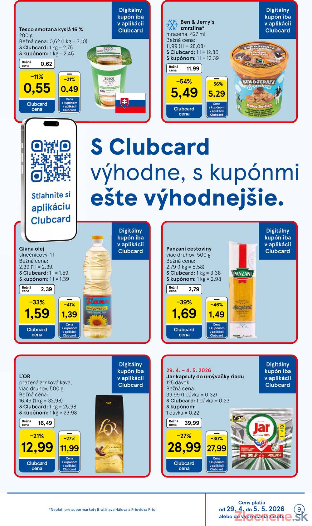 Tesco supermarkety od 29.4. do 5.5.2026