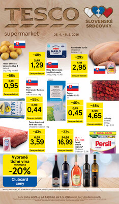 leták Tesco