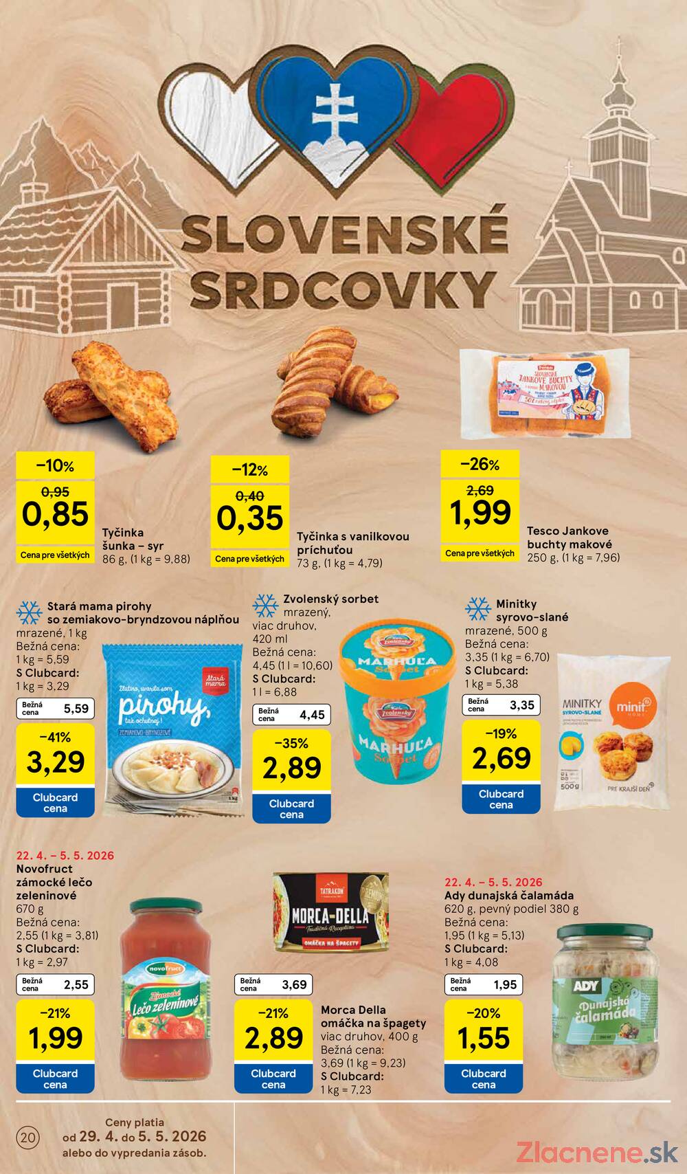 Leták Tesco - Tesco malé hypermarkety 29.4. - 5.5. - strana 20