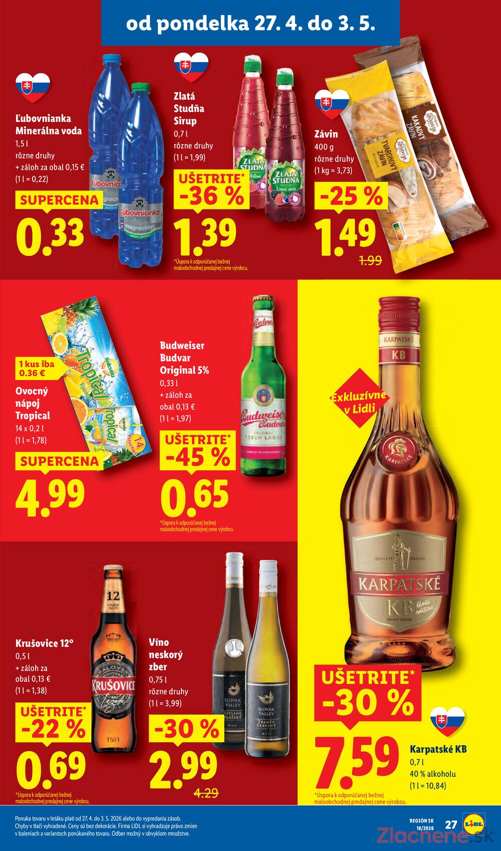 Lidl 27.4. - 3.5.