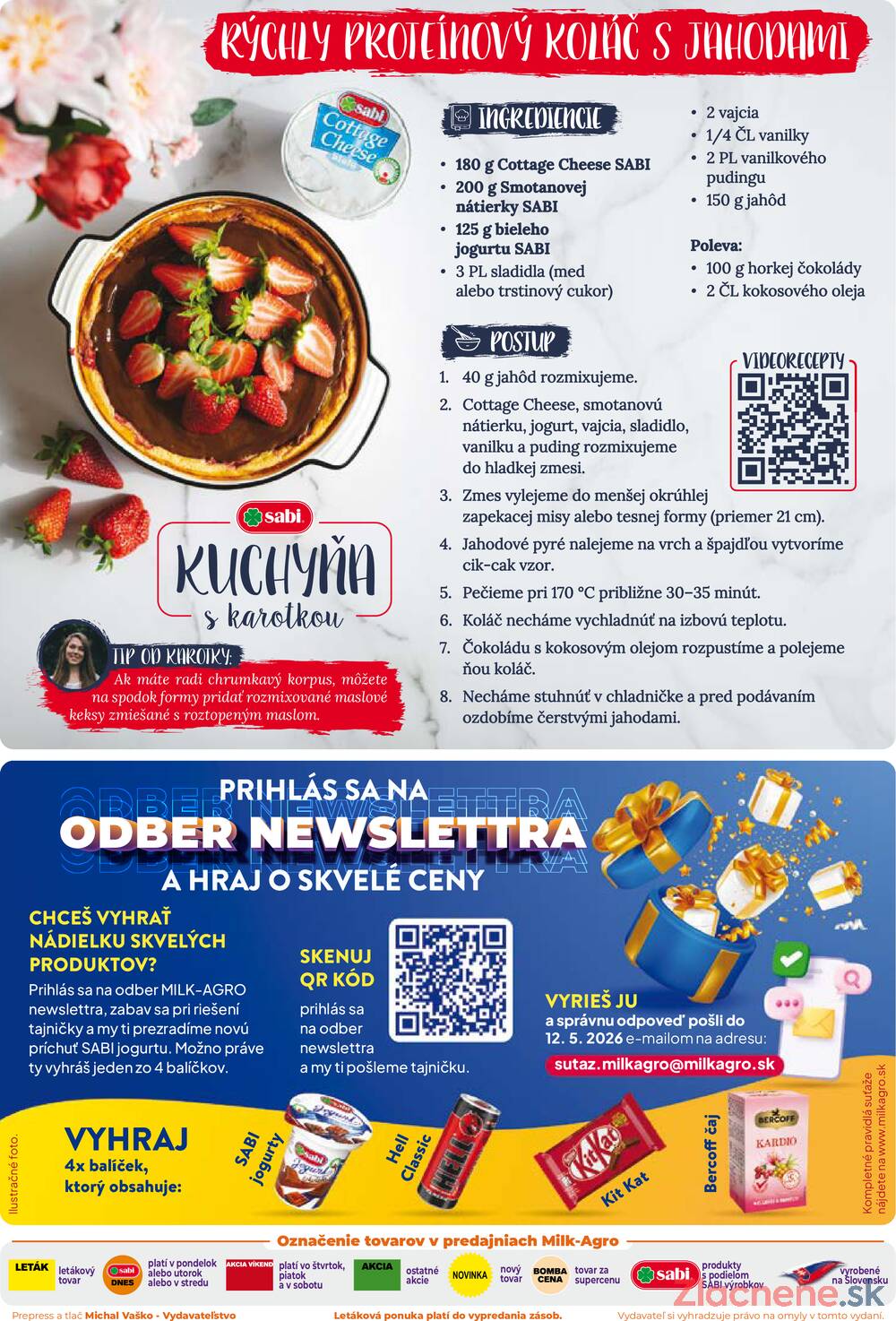 Leták MILK - AGRO - MILK - AGRO do 12.5. - strana 2