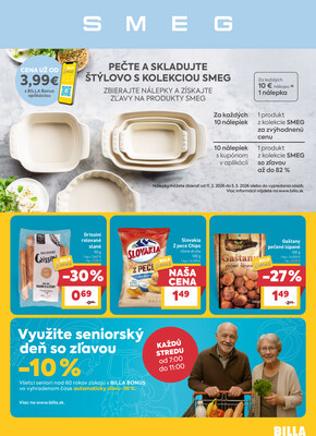 BILLA od 29.4. do 5.5.2026