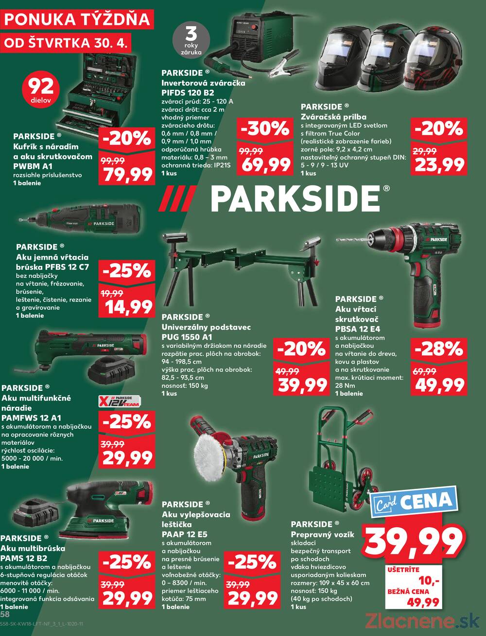 Leták Kaufland - Kaufland 30.4. - 6.5. - Kaufland Brezno - strana 58