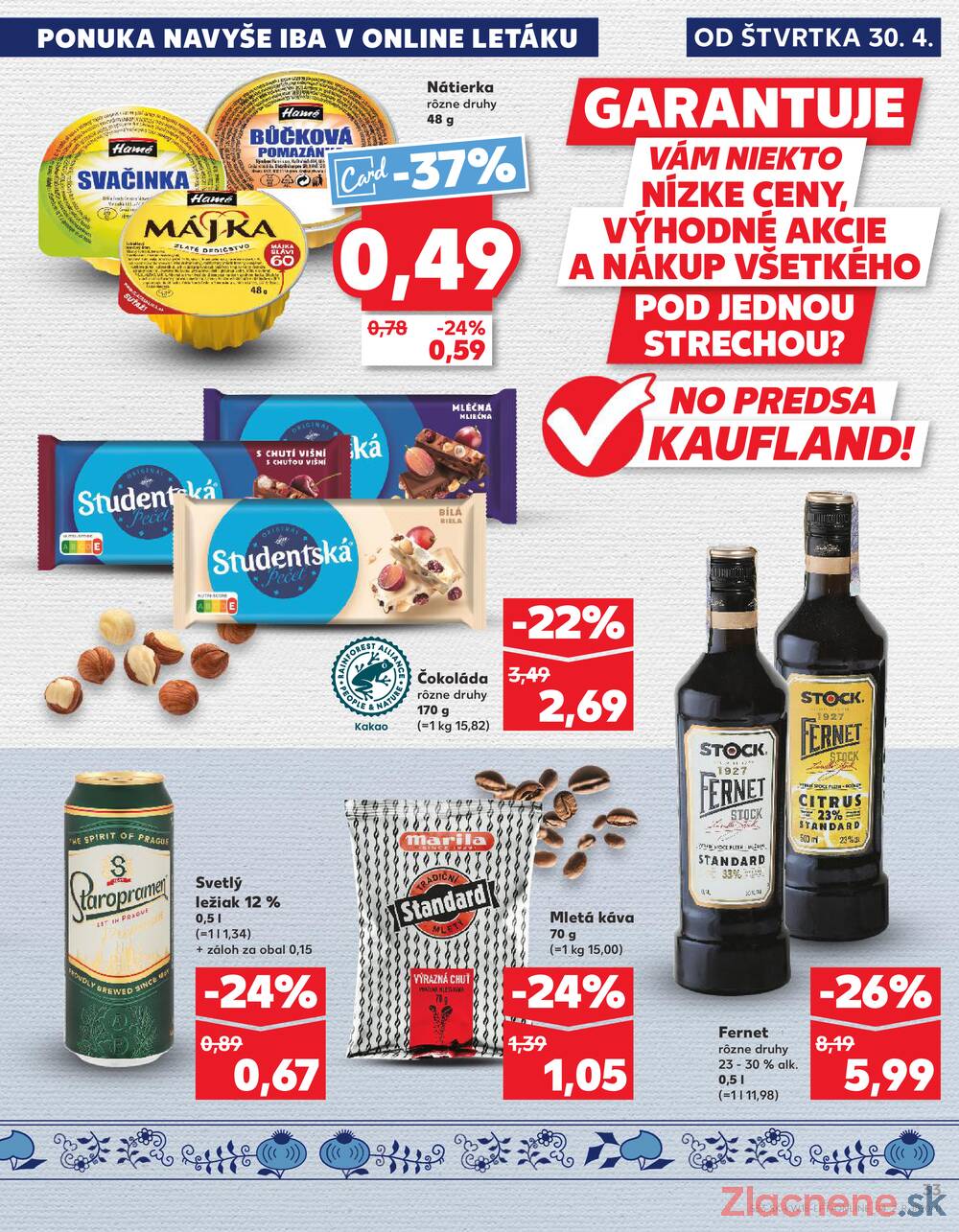 Kaufland 30.4. - 6.5. - Kaufland Bytča