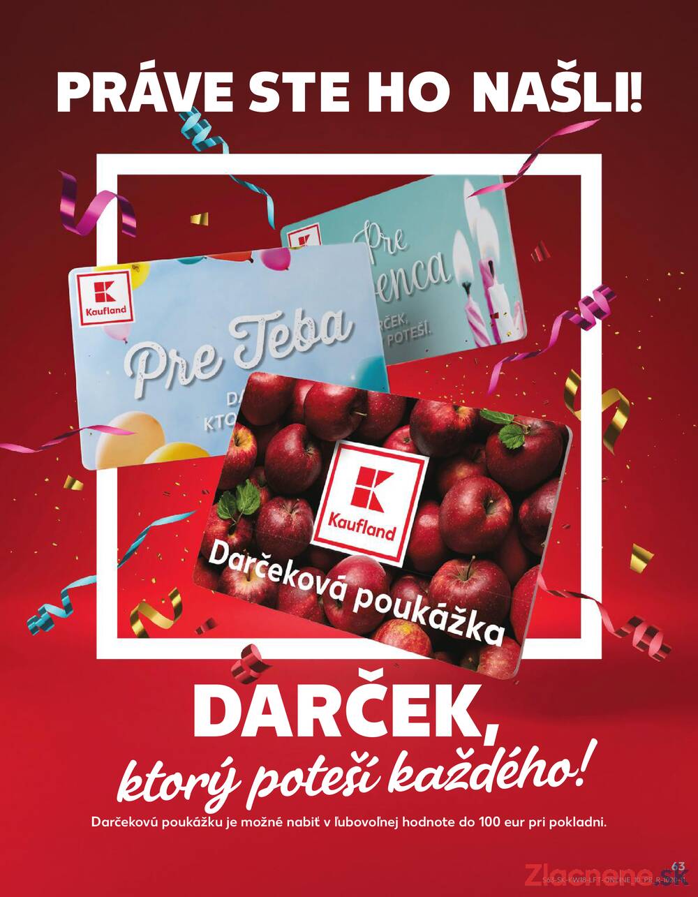 Leták Kaufland - Kaufland 30.4. - 6.5. - Kaufland Spišská Nová Ves - strana 63