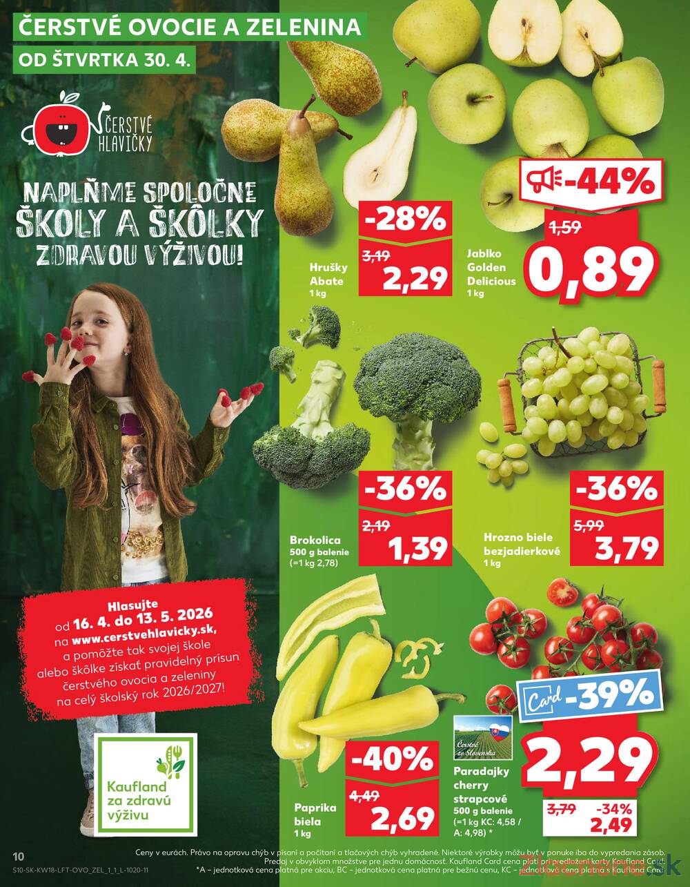 Kaufland 30.4. - 6.5. - Kaufland Bardejov