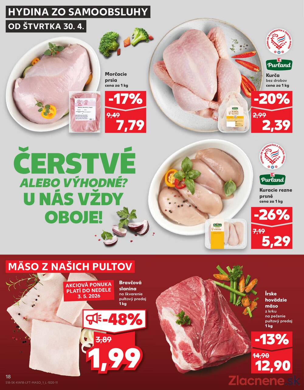 Leták Kaufland - Kaufland 30.4. - 6.5. - Kaufland Trebišov - strana 18