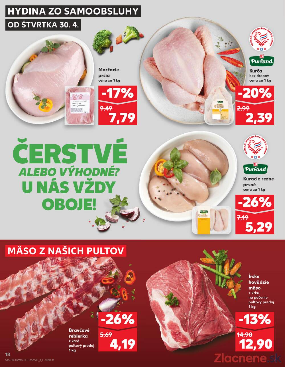 Leták Kaufland - Kaufland 30.4. - 6.5. - Kaufland Dunajská Streda - strana 18