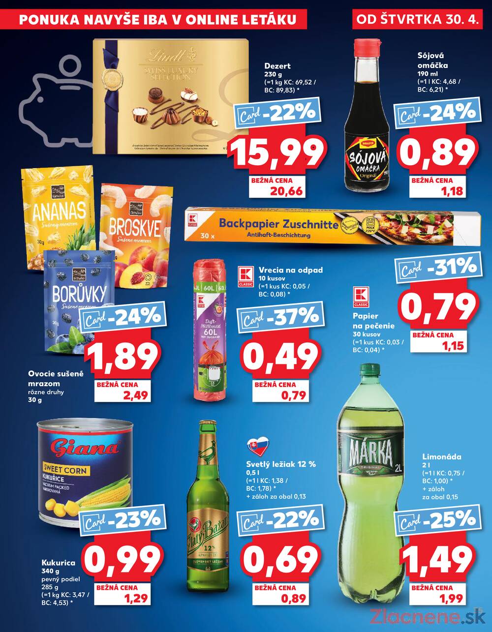 Kaufland 30.4. - 6.5. - Kaufland Hlohovec
