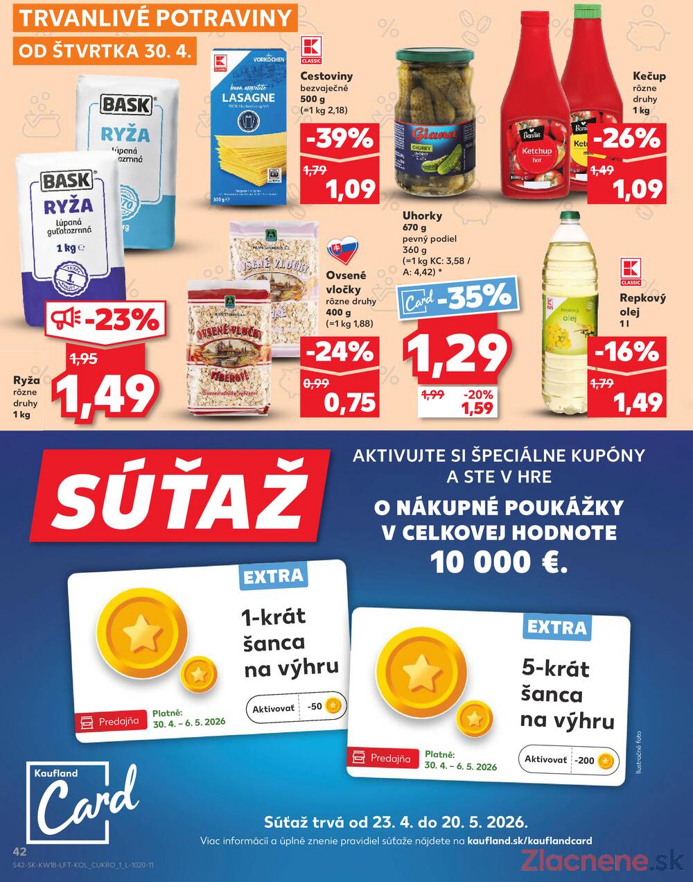 Kaufland 30.4. - 6.5. - Kaufland Bratislava - Bory