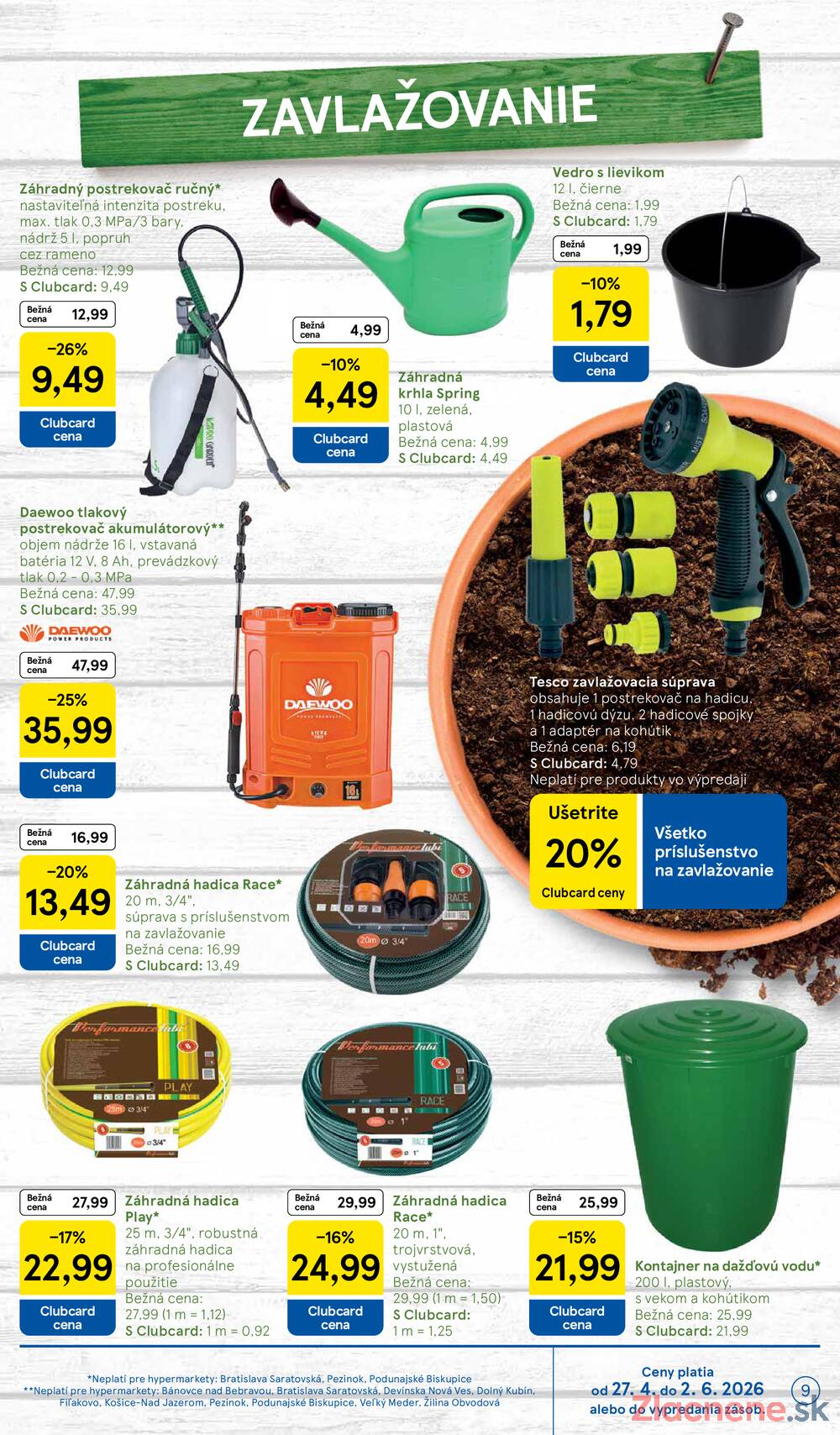 Leták Tesco - Tesco SPECIÁL velké hypermarkety 27.4. - 24.5. - strana 9