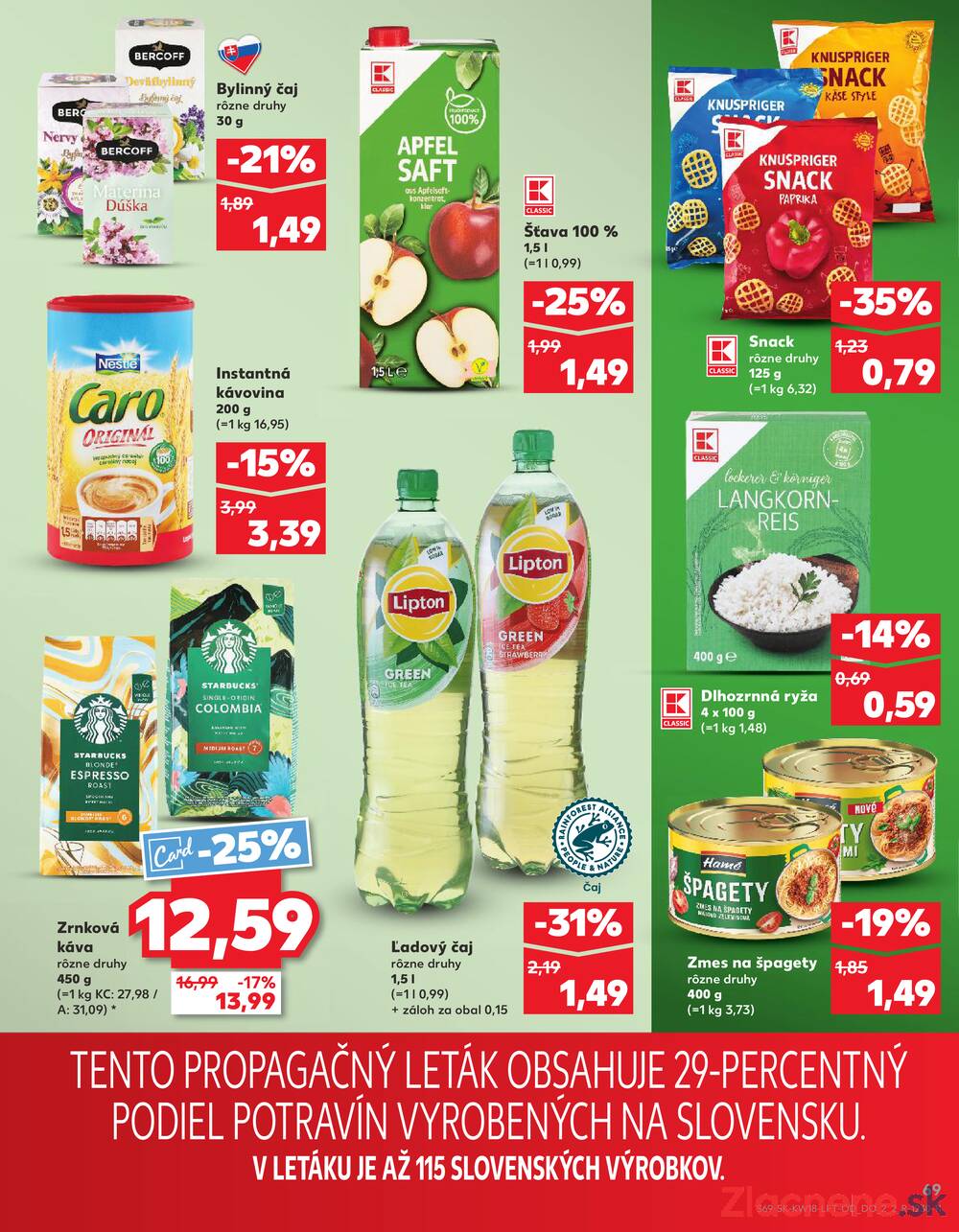 Kaufland 30.4. - 6.5. - Kaufland Liptovský Mikuláš