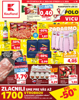 Leták Kaufland 30.4. - 6.5. - Kaufland Košice - Nad Jazerom