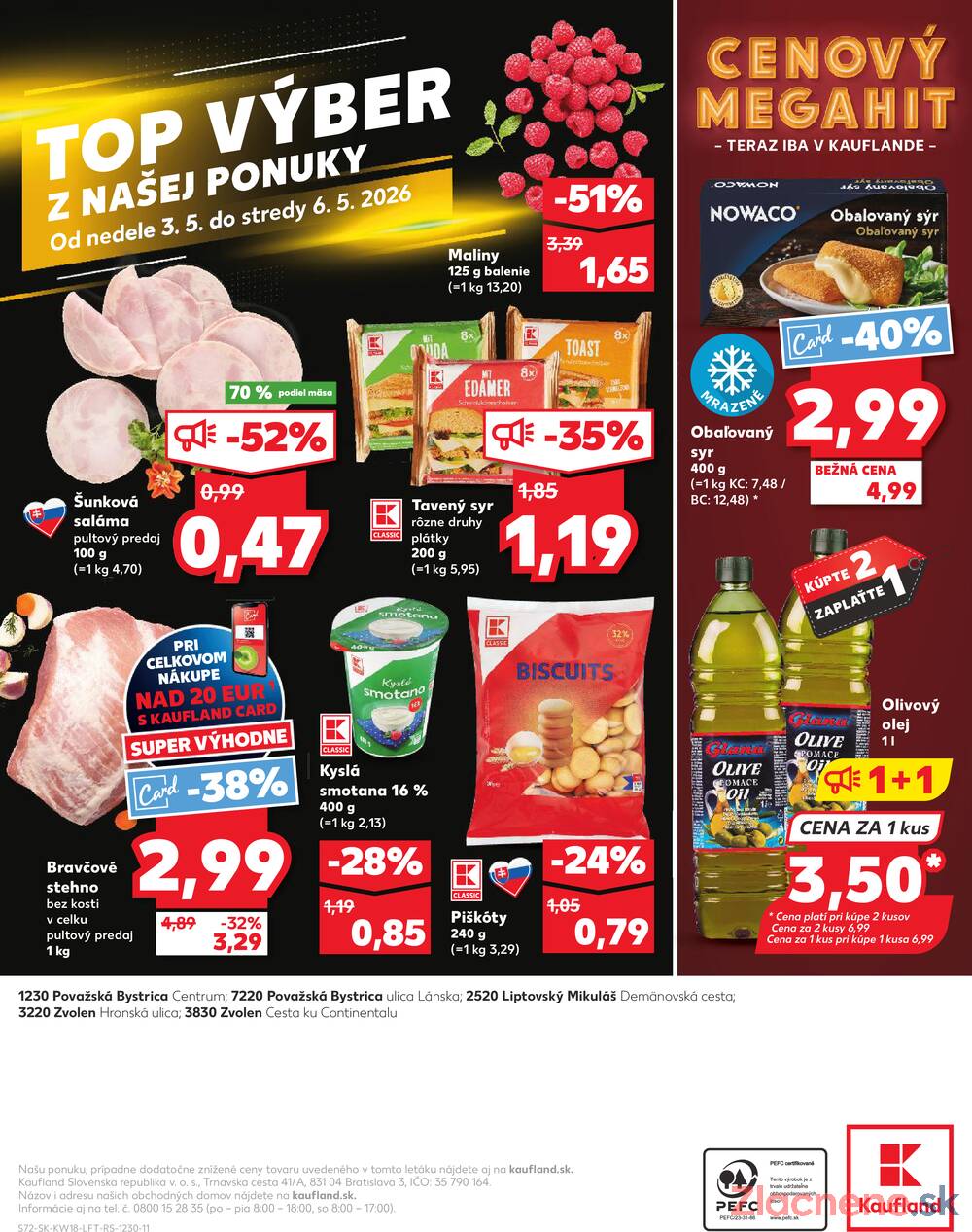Kaufland 30.4. - 6.5. - Kaufland Považská Bystrica - Centrum
