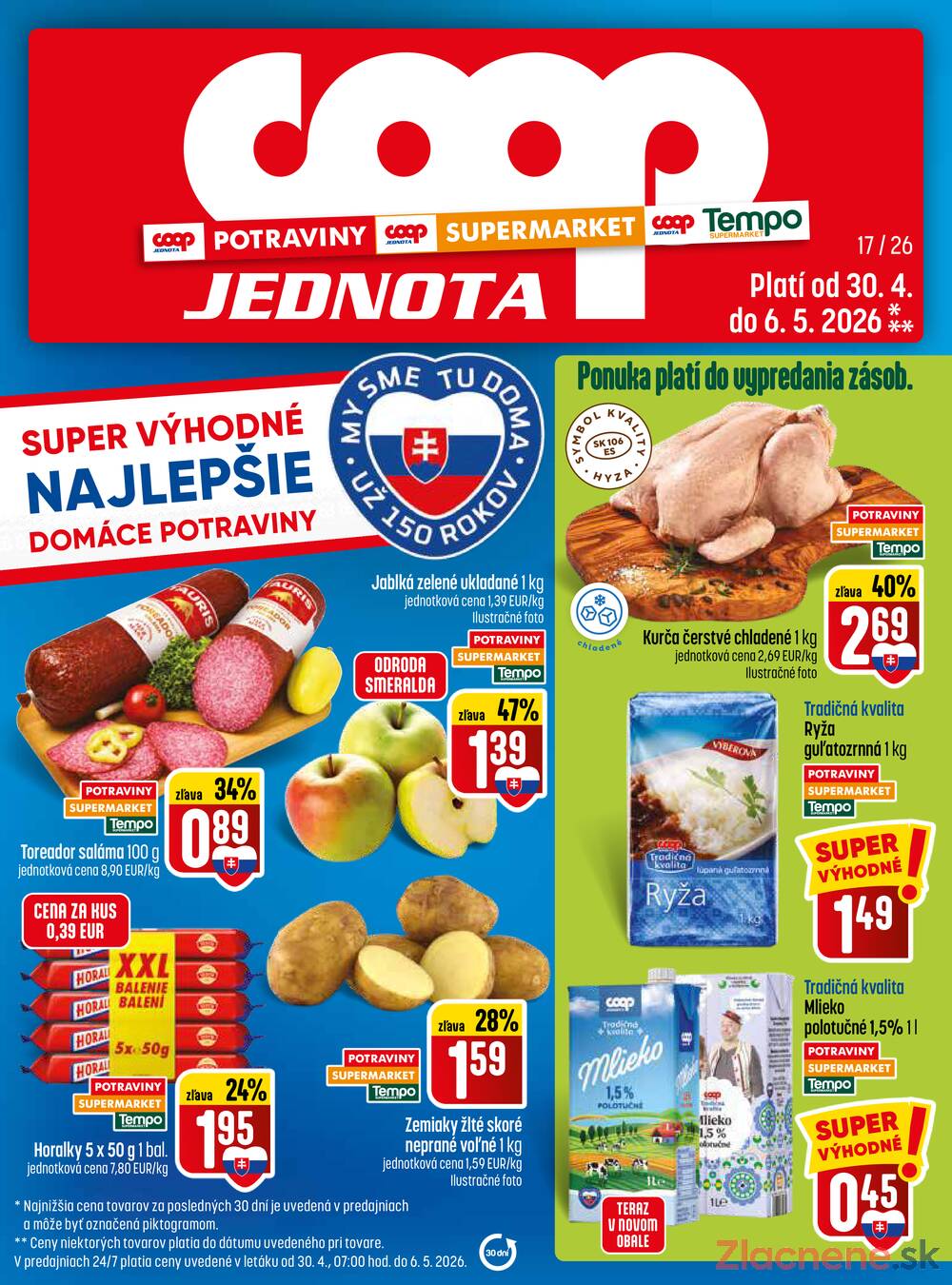 Leták COOP Jednota Slovensko - COOP do 6.5. - strana 1