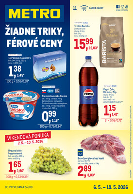 leták METRO