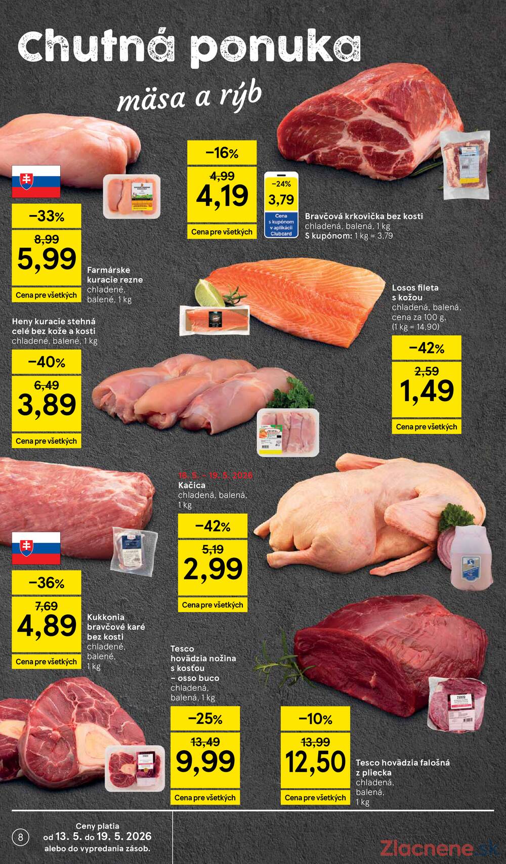 Leták Tesco - Tesco supermarkety od 13.5. do 19.5.2026 - strana 8 Leták Tesco - Tesco supermarkety od 13.5. do 19.5.2026 - strana 8