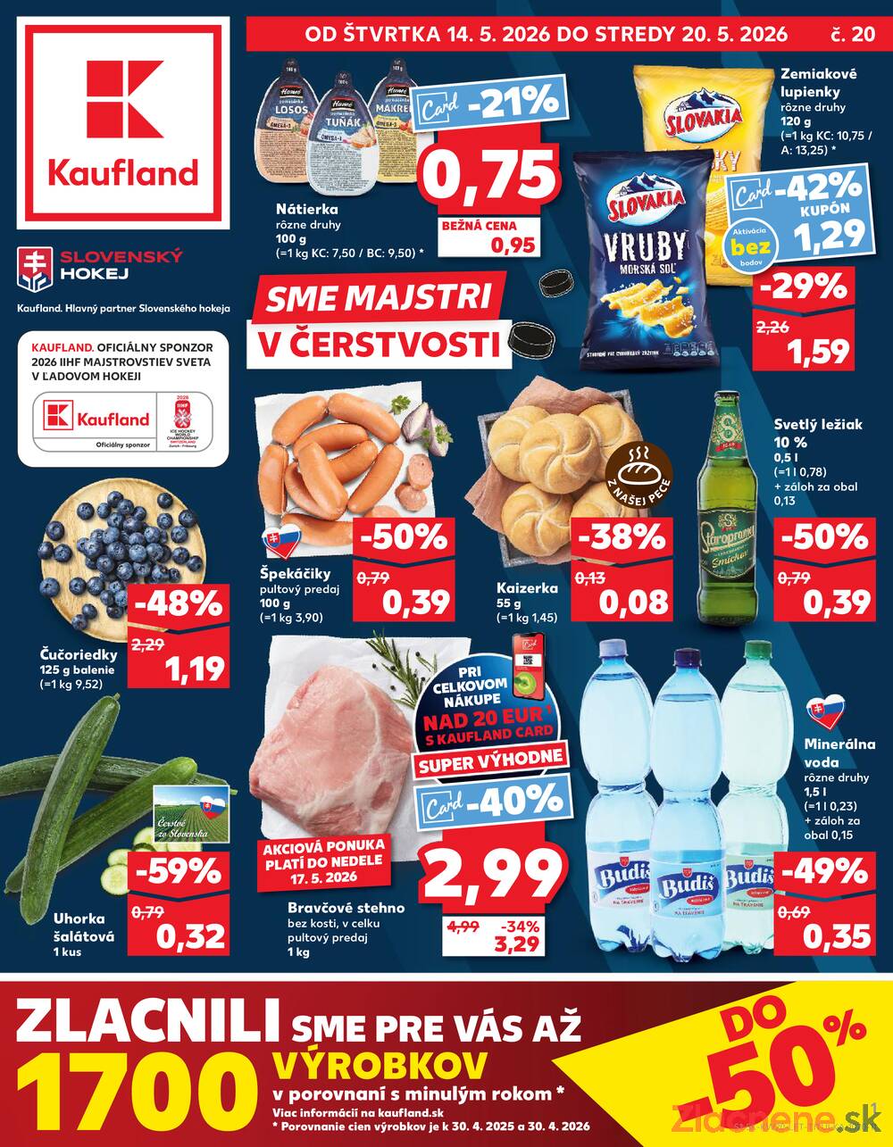Leták Kaufland - Kaufland 14.5. - 20.5. - Kaufland Bytča - strana 1