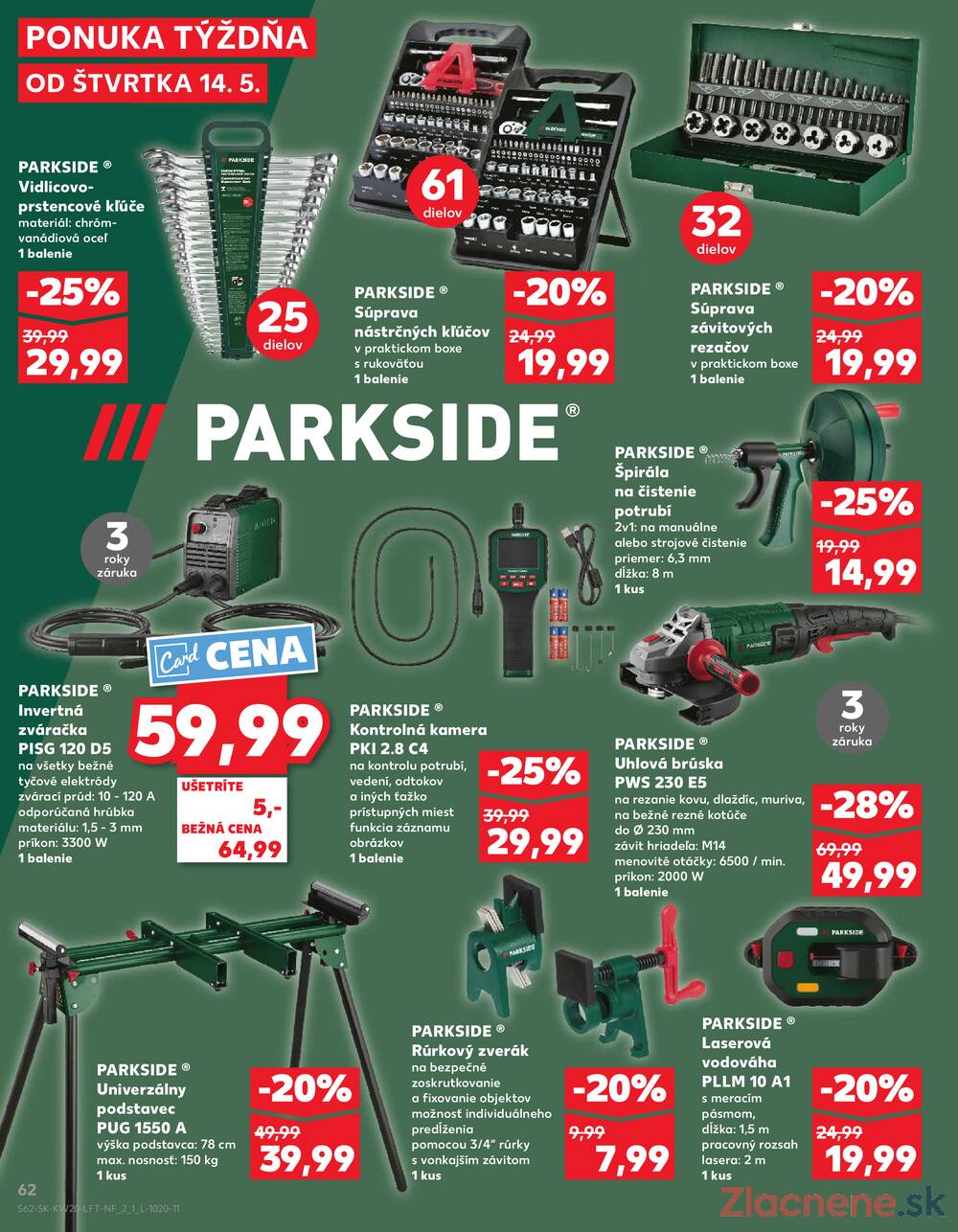 Leták Kaufland - Kaufland 14.5. - 20.5. - Kaufland Trebišov - strana 62