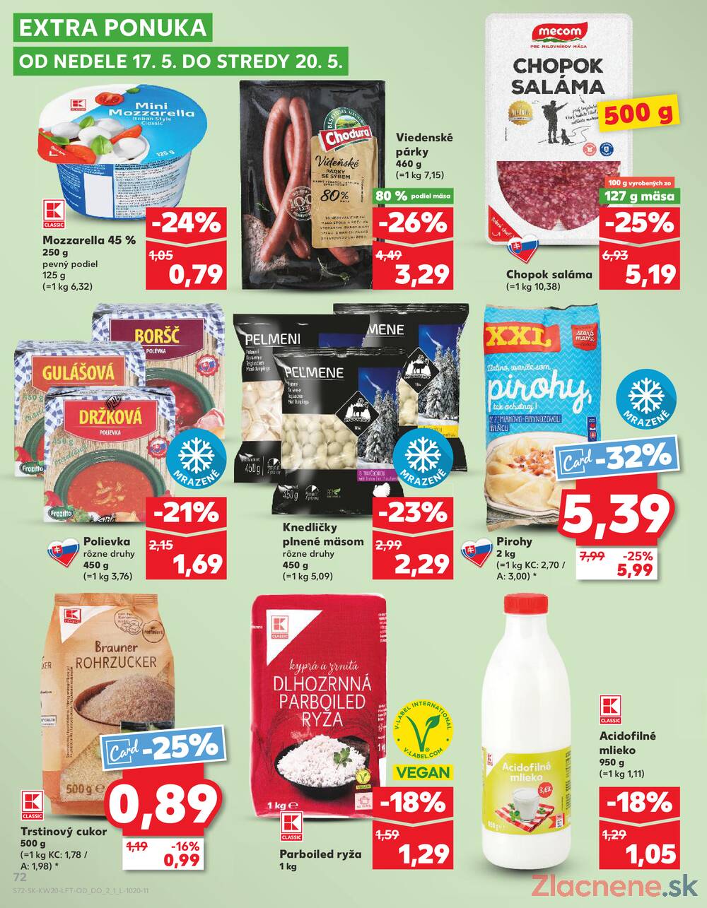Leták Kaufland - Kaufland 14.5. - 20.5. - Kaufland Dolný Kubín - strana 72 Leták Kaufland - Kaufland 14.5. - 20.5. - Kaufland Dolný Kubín - strana 72