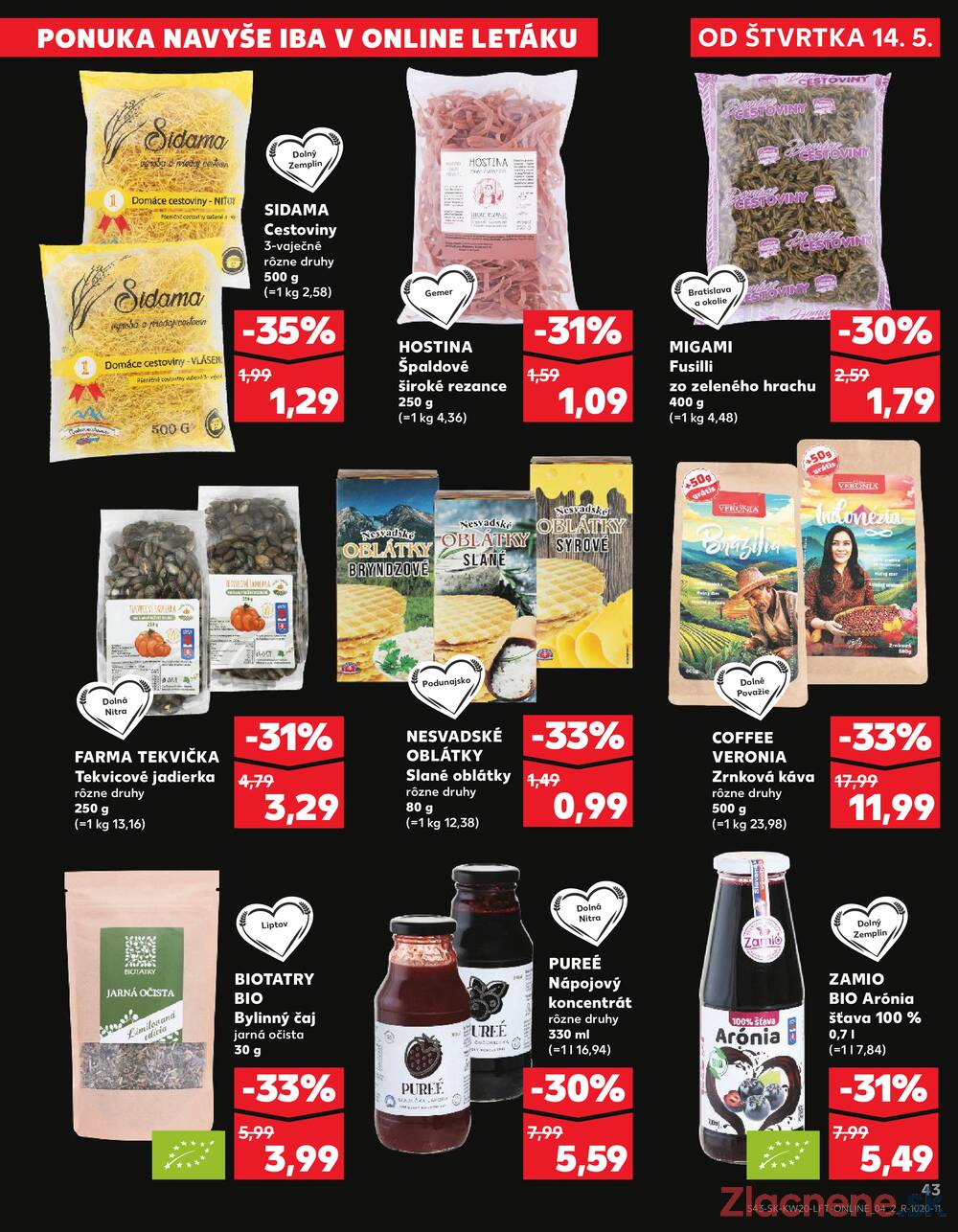 Leták Kaufland - Kaufland 14.5. - 20.5. - Kaufland Svidník - strana 43