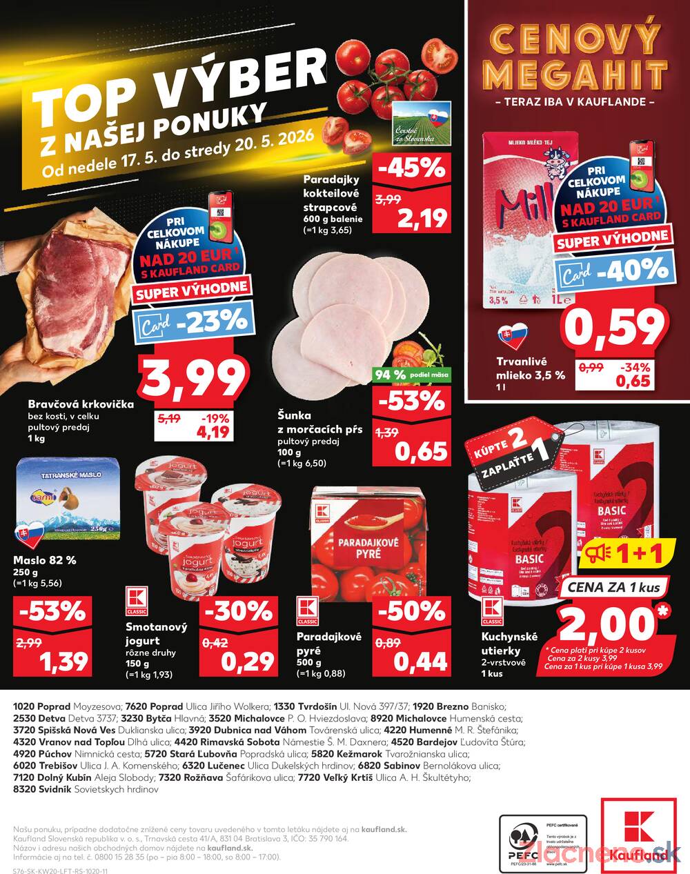 Leták Kaufland - Kaufland 14.5. - 20.5. - Kaufland Svidník - strana 76 Leták Kaufland - Kaufland 14.5. - 20.5. - Kaufland Svidník - strana 76