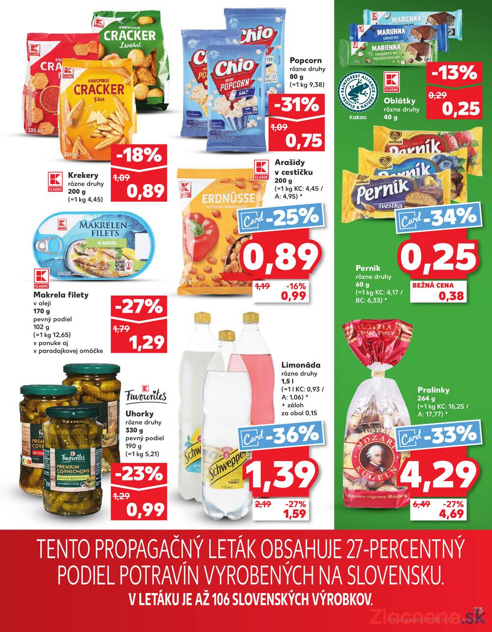 Kaufland 14.5. - 20.5. - Kaufland Michalovce (Humenská cesta)
