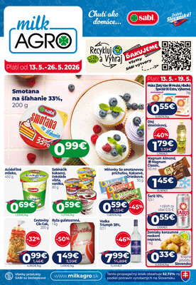 leták MILK - AGRO
