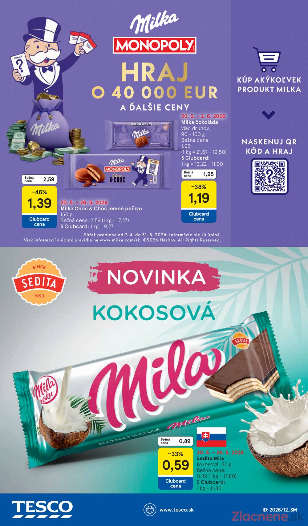 Tesco supermarkety od 20.5. do 26.5.2026